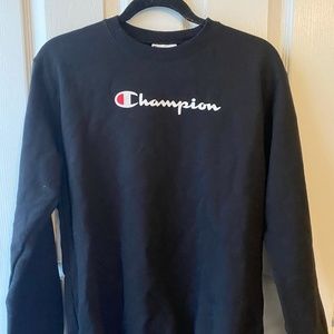 Black Champion crew neck